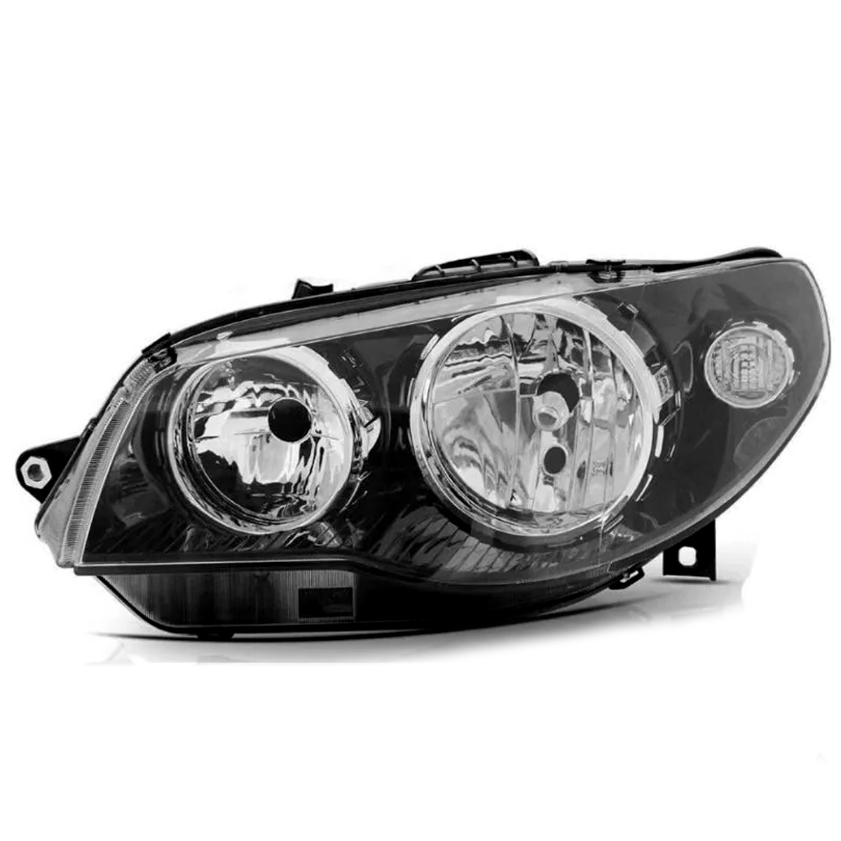 FAROL PALIO 2004/ MASCARA CROMADA ARO PRETO 30A LD